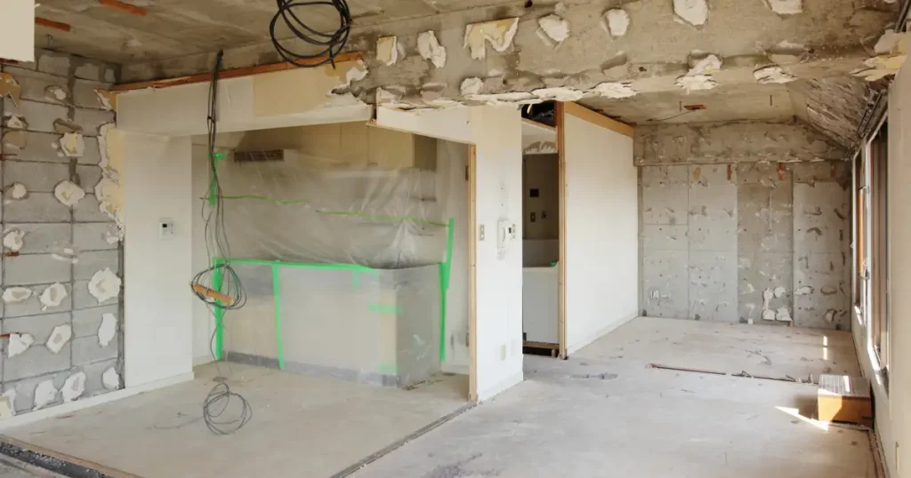 リフォーム工事の様子